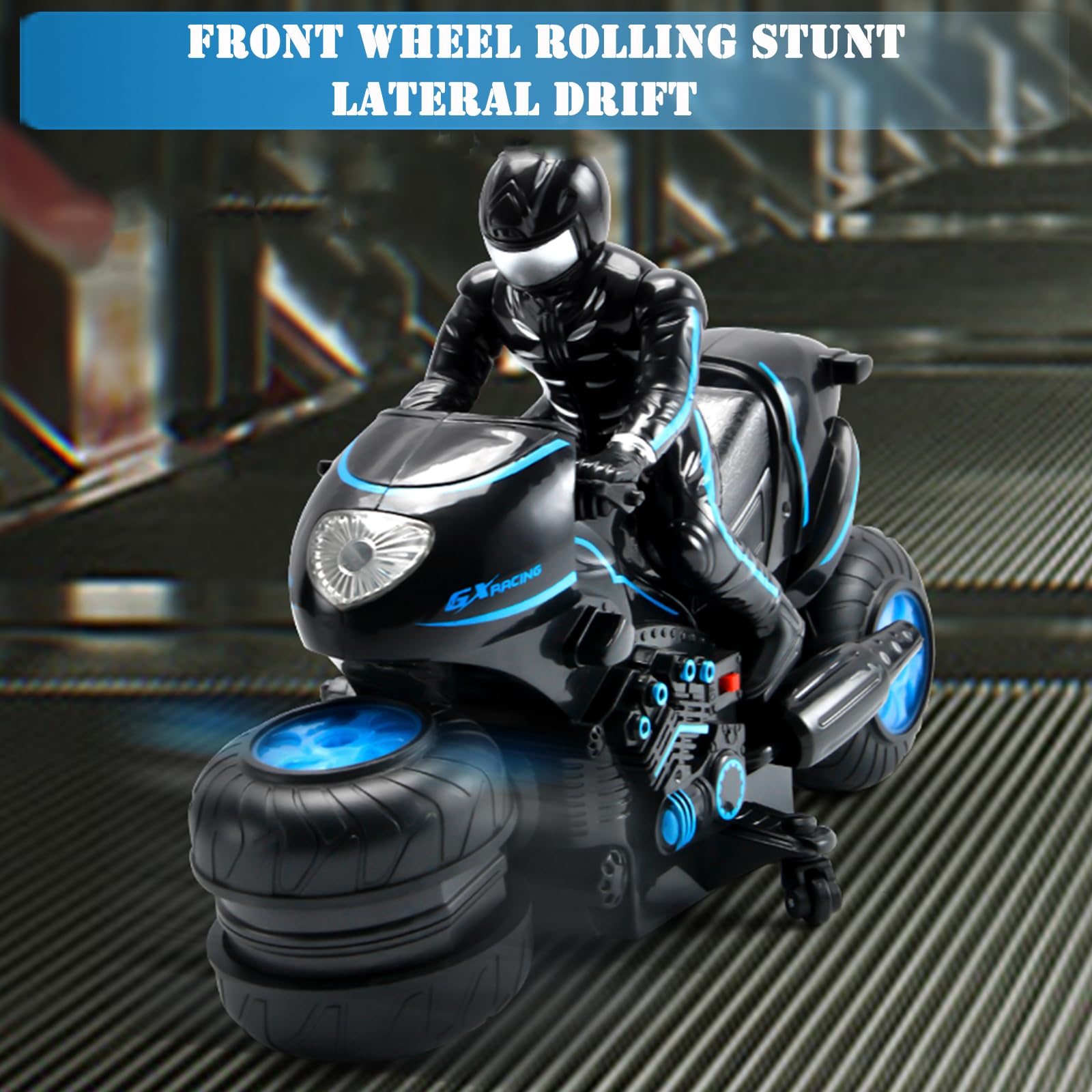 3T6B 2,4 G RC motorfiets afstandsbediening offroad high speed rotatie drift, afstandsbediening voor motorfiets start luchttakrobatiek vliegend cadeau voor kinderen