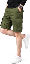 DEEMOON Men Short || Cotton Short for Men || Cotton Casual Short || Half Pants for Men (Available in Plus Size)
