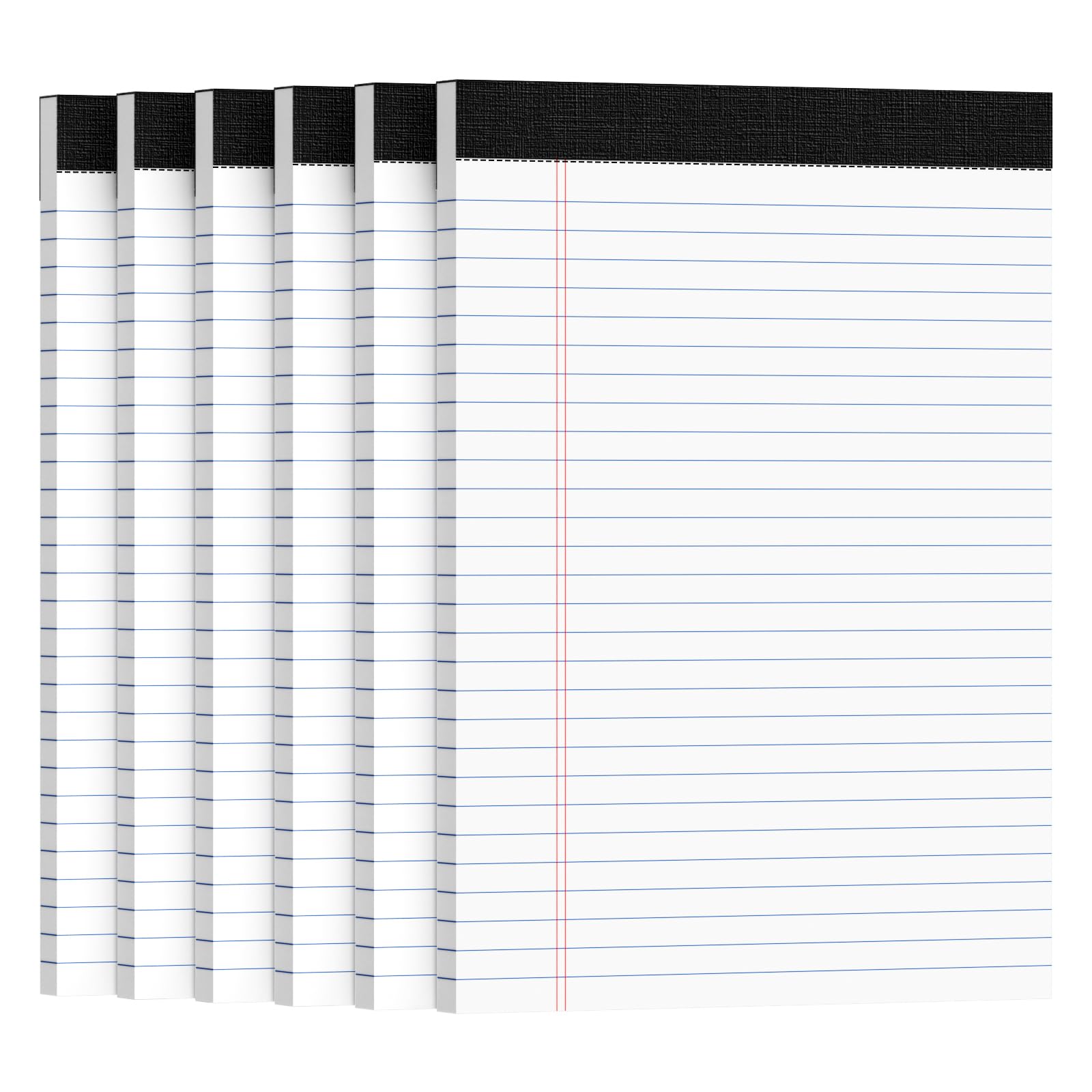 6pcs Legal Pads 8 5 x 11 Notepads 8 5 x 11 College Ruled Notebook Writing Pads of