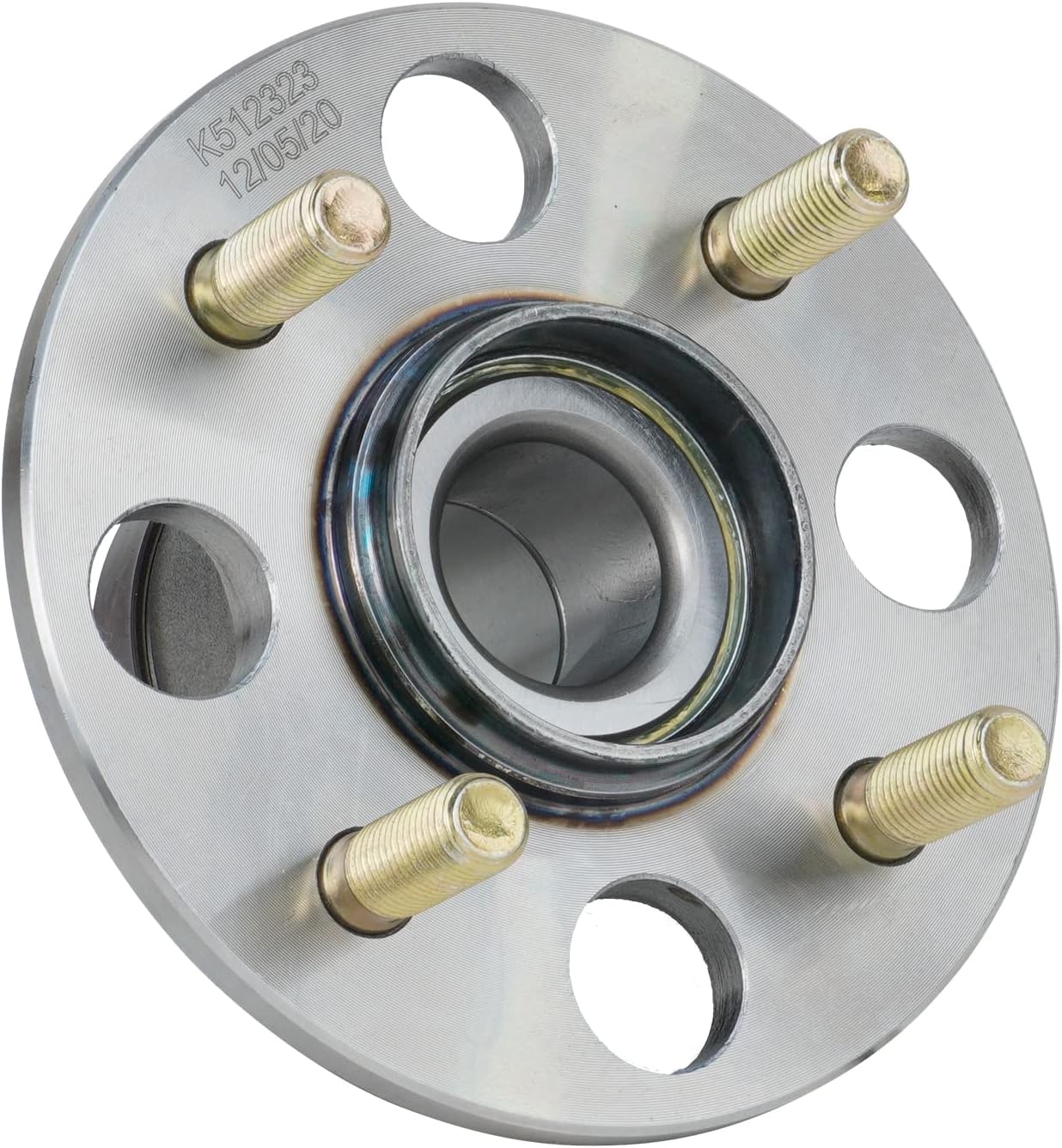 Detroit Axle - 4pc Wheel Bearings for 2010-2014 Honda Insight 2007-2008 Fit 2 Front Wheel Bearings Assembly 2 Rear Wheel Bearing Hubs Assembly Replacement