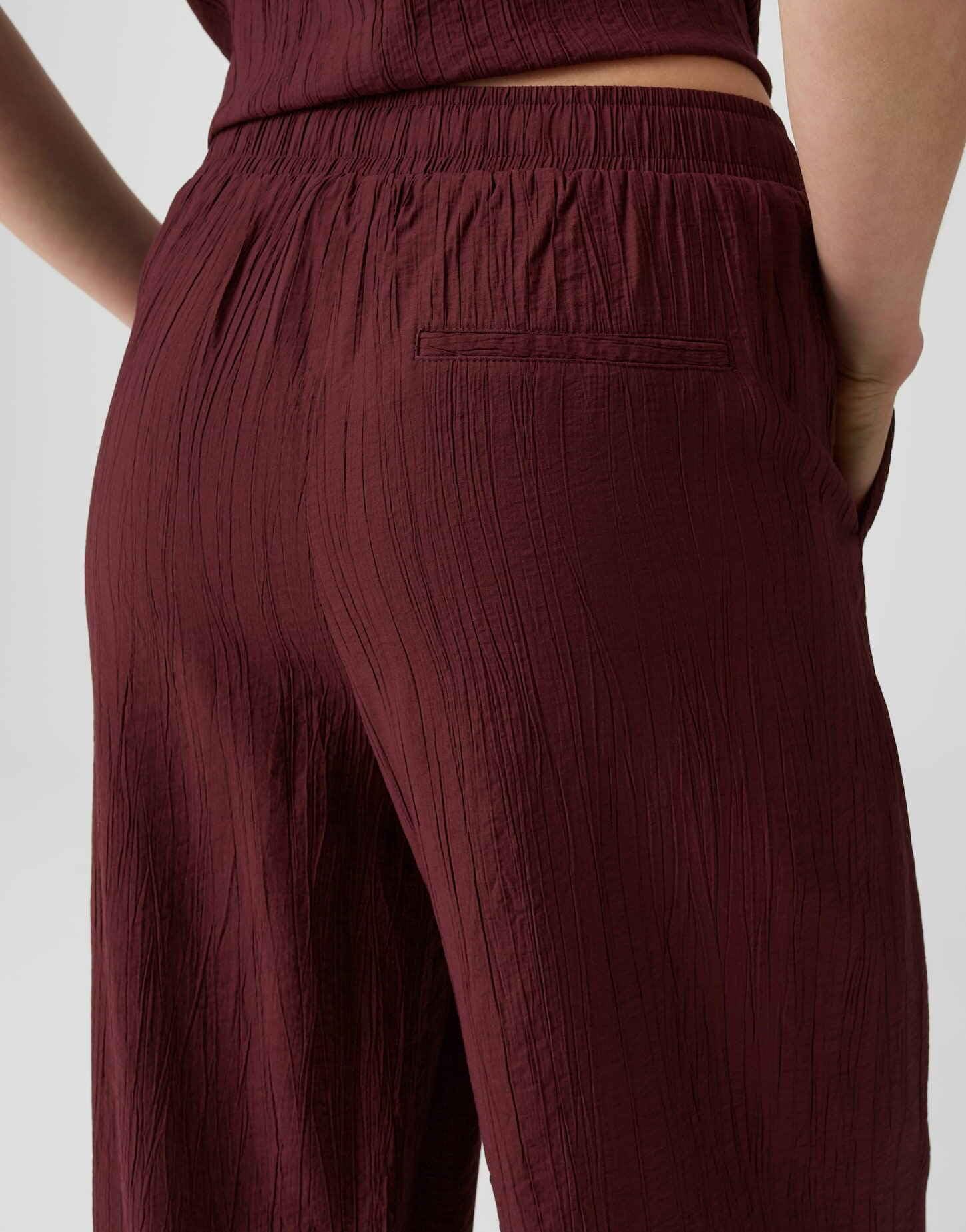 OPUS Damen Culotte | MAROU Crinkled Wide Leg mit flexiblen Komfortbund