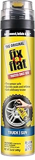 Fix-A-Flat S60369 Aerosol Emergency Flat Tire Repair and Inflator, for X-Large Tires, Eco-Friendly Formula, Universal Fit for All Cars, Trucks and SUVs, 24 oz. (Pack of 1)
