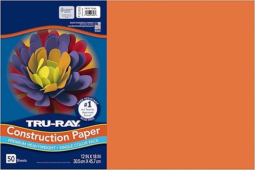Miniatura 18 de Tru-Ray® Papel de construcción, 12.0 in x 18.0 in, 50% reciclado, azul atómico, paquete de 50