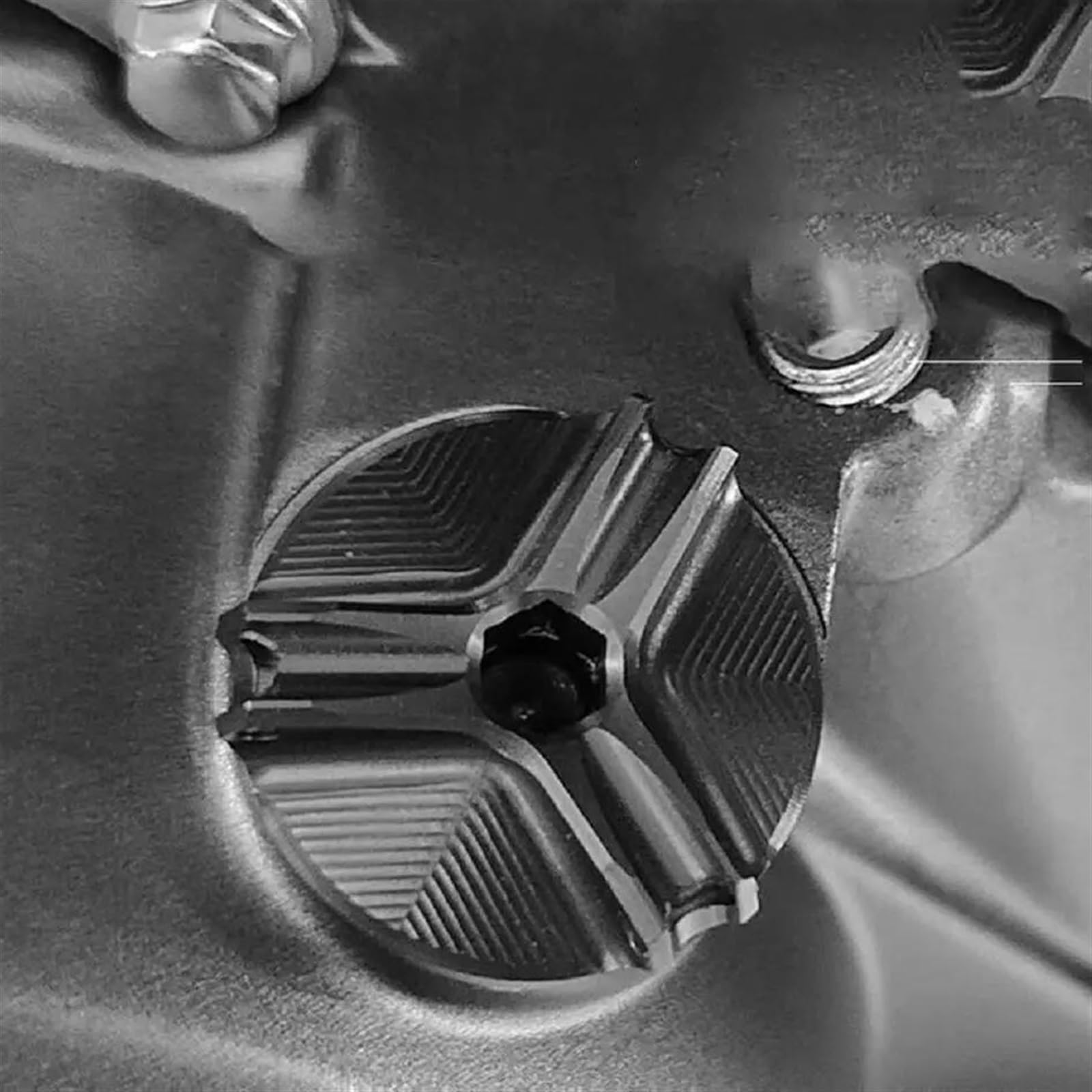 Tappo Olio Motore In Alluminio CNC Per BMW S1000XR 2014-2019 - Accessorio Decorativo Per Moto, Colore Nero