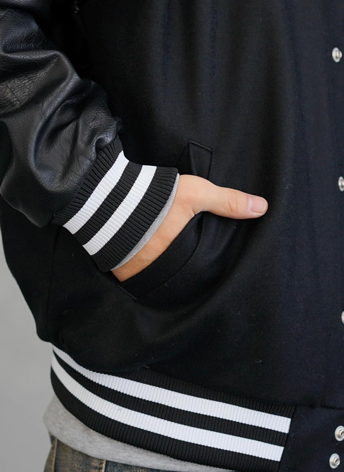 ファナティクス ヤンキース フェイクレザー スタジャン NY MLB