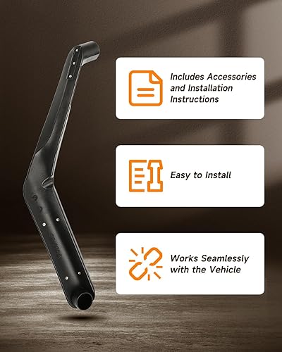 Miniatura 5 de FINDAUTO kit de snorkel de coche apto para TOYOTA para LAND CRUISER para PRADO J90 3.0 1KZ 97-02