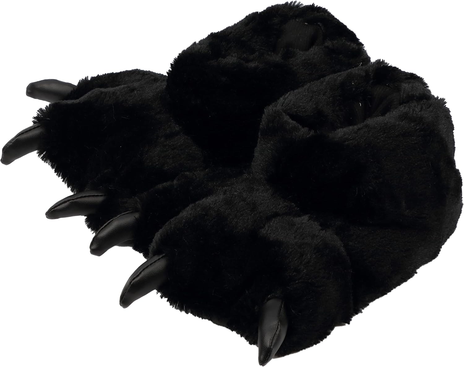 Women Plush Animal Paw Slippers Funny Novelty Bear Claw Slippers Cozy Furry Warm Memory Foam Slippers Gifts for Halloween Christmas