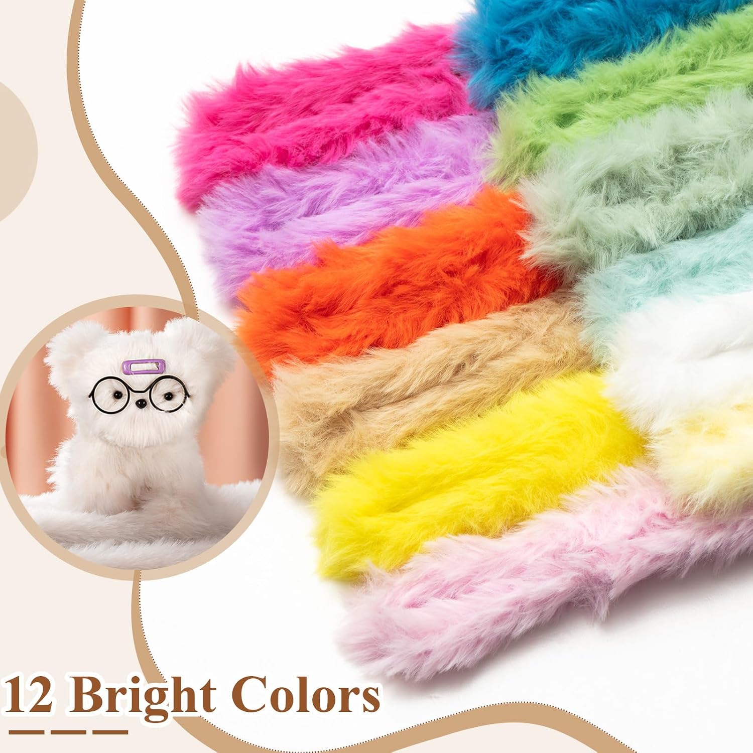 12 Pcs 39 Inch Mother's Day Pipe Cleaners Craft Set Chenille Stems Arts and Crafts Supplies Multi Colored Pipe Cleaners Craft Supplies for Mother's Day Gift DIY Art Decorations