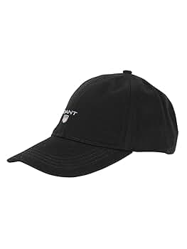 GANT Men's Twill Cap, Black, One Size at Amazon Men's