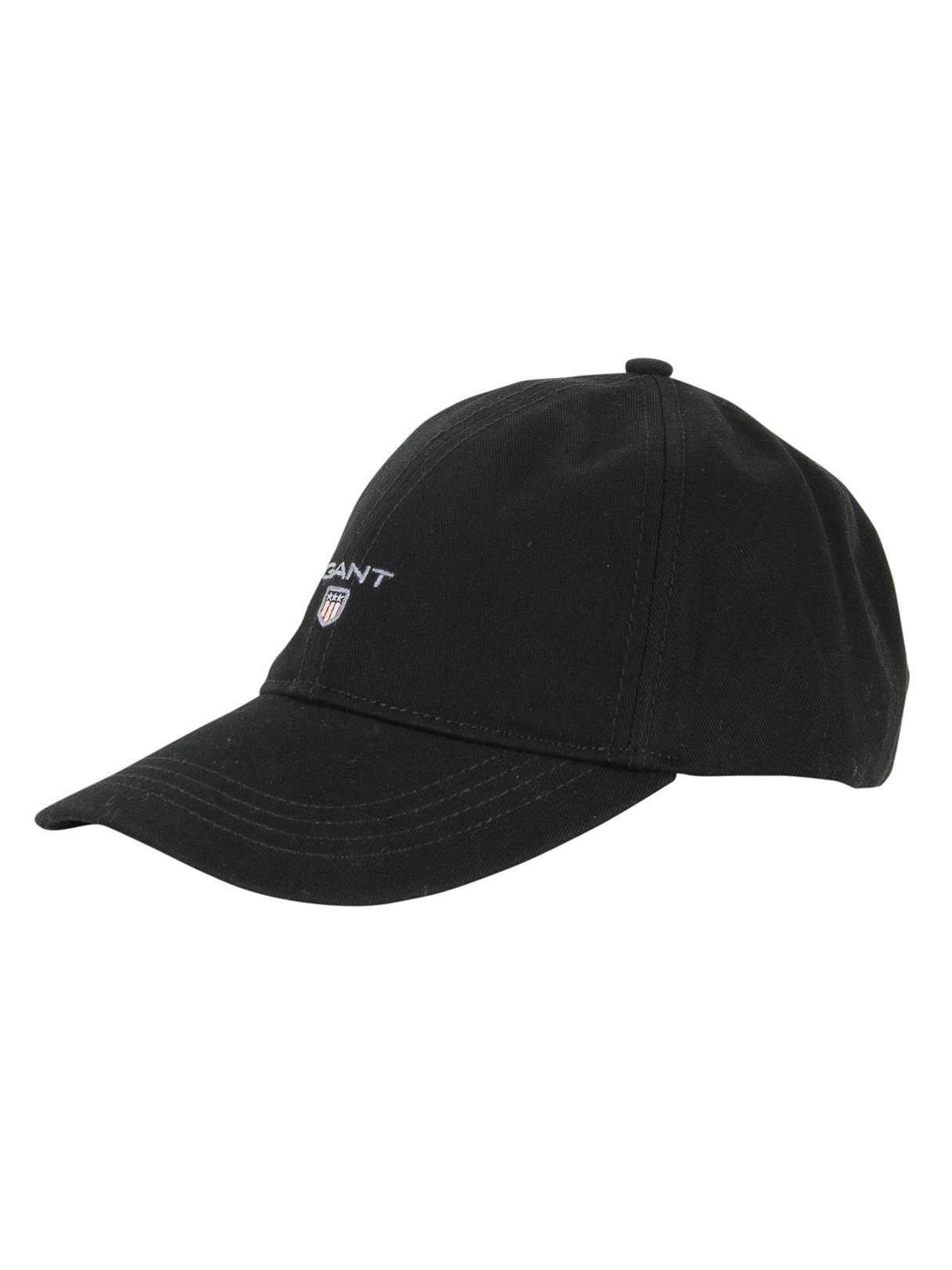 GANT Men's Twill Baseball Cap, Black,One size