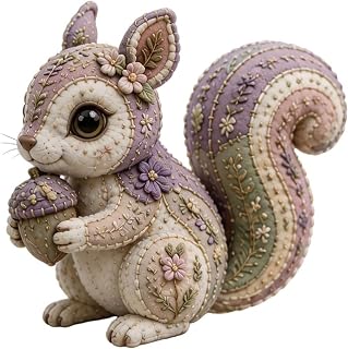 Enchanted Forest DIY Pre-Cut Fabric Patchwork, Embroidery Animal Craft Kit