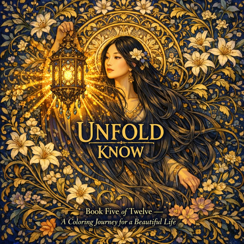 Know: An Art Nouveau Coloring Book for Adults with Self-Discovery Exercises and the Science of Knowing Yourself — 40 Illustrations and 10 Activity Pages (UNFOLD)