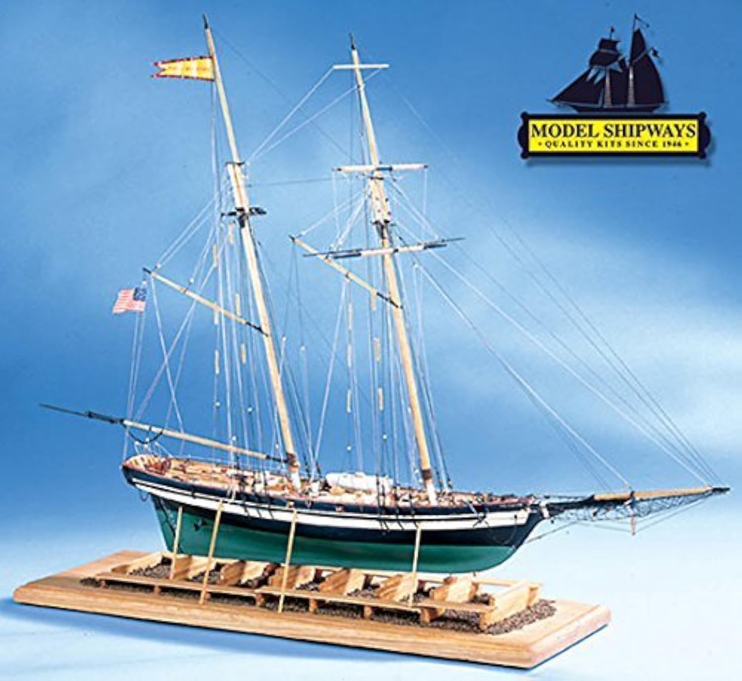 Model Expo Model Shipways Pride of Baltimore 2 1:64 Ship Plank-on-Bulkhead Kit Sale