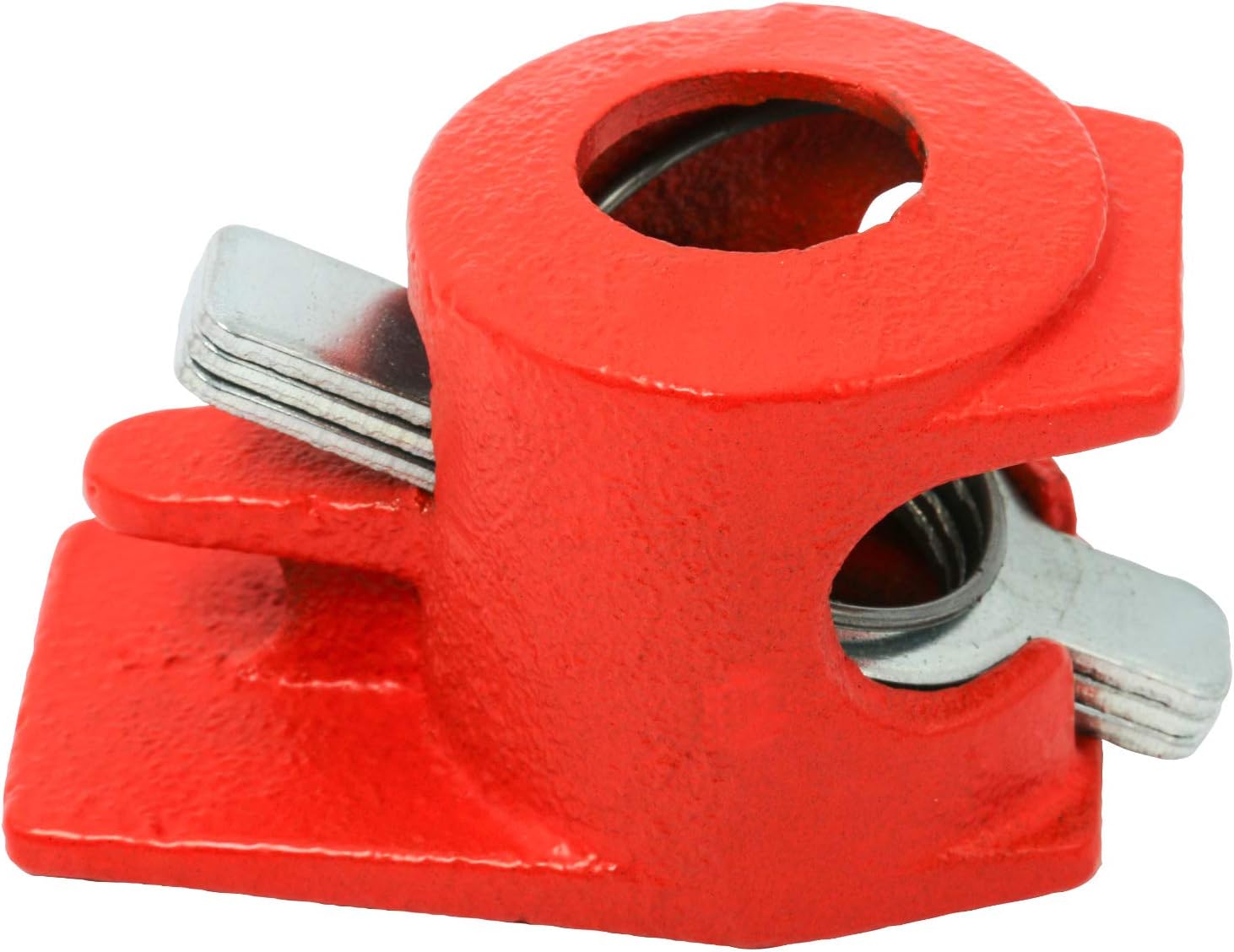 (6 Pack) 1/2" Wood Gluing Pipe Clamp Set Heavy Duty PRO Woodworking Cast Iron - - 