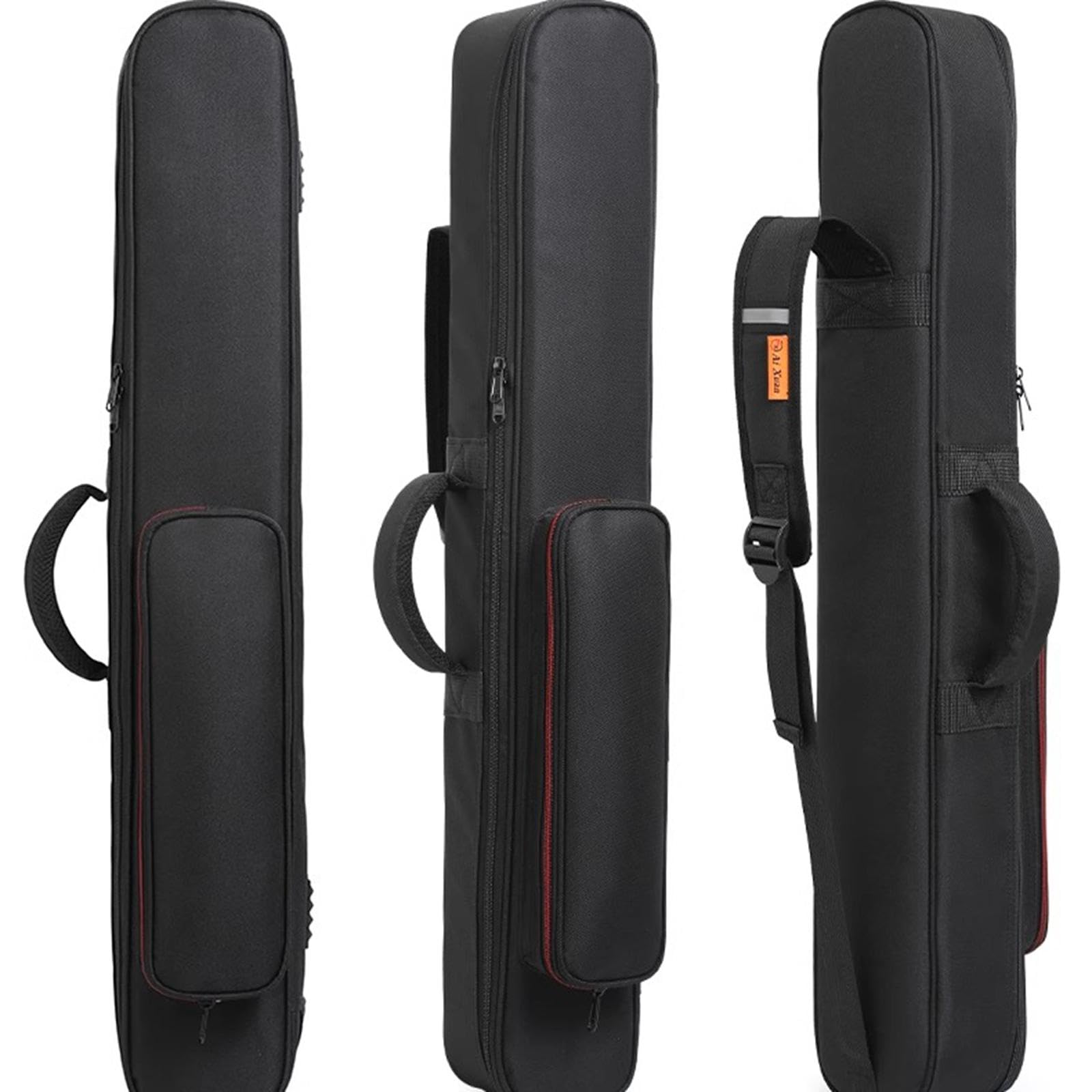 Perfeclan Saxophon-Aufbewahrungstasche, Sax-Gig-Bag, praktische, wasserdichte Sopran-Saxophon-Tasche aus Oxford-Stoff, Handtasche für Flöte, gerades Saxophon, S