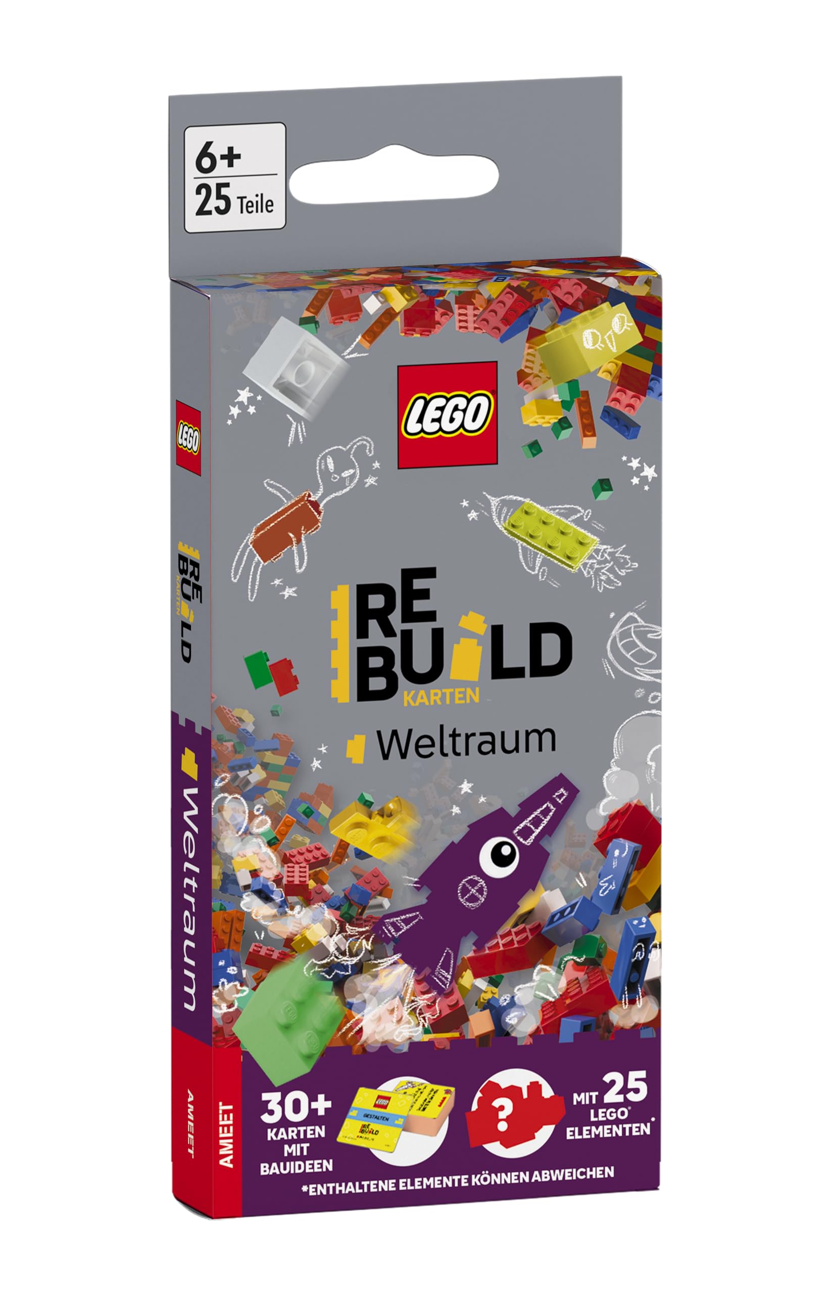 Ameet Sp. Z O.o. Lego® - Rebuild Karten - Weltraum: Mit Lego-Elementen