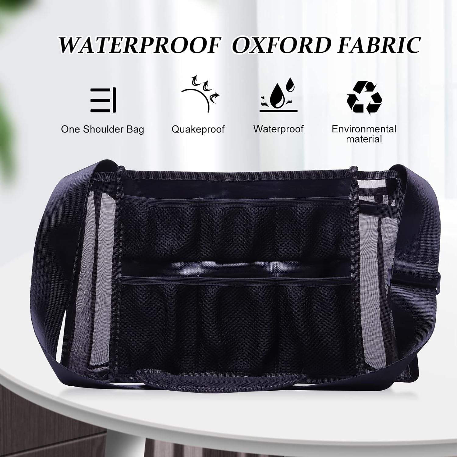 MOND'SUB Large Makeup Bag Professional Cosmetic Makeup Bag, Women Cosmetic Organizer Makeup Shoulder bag, Makeup Brush Storage Holder for Artist Perfect for MUA freelance from Beginner to PRO