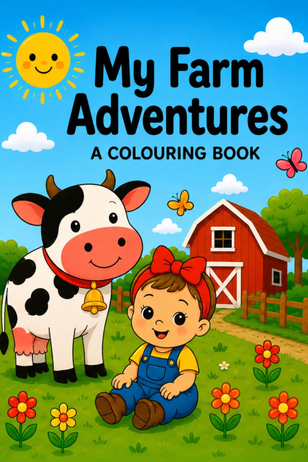 My Farm Adventures: A colouring book