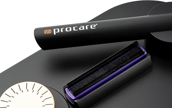 ProcareSelect Vinyl-Xperience Record Cleaning Kit PRO Includes Record Cleaning Machine, Carbon Fiber Anti-Static Brush, Soft Velvet Record Brush, Soft tip Silicon Blower, Record Weight stabilizer