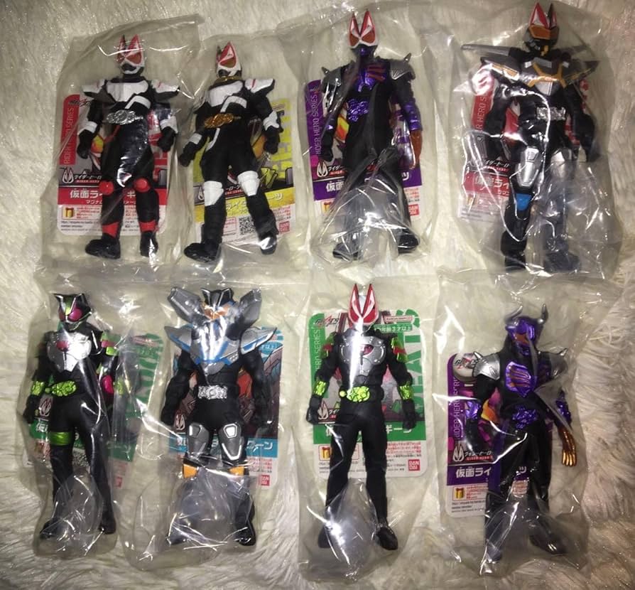 Amazon.co.jp: ライダーヒーローシリーズ ソフビ 仮面ライー8体
