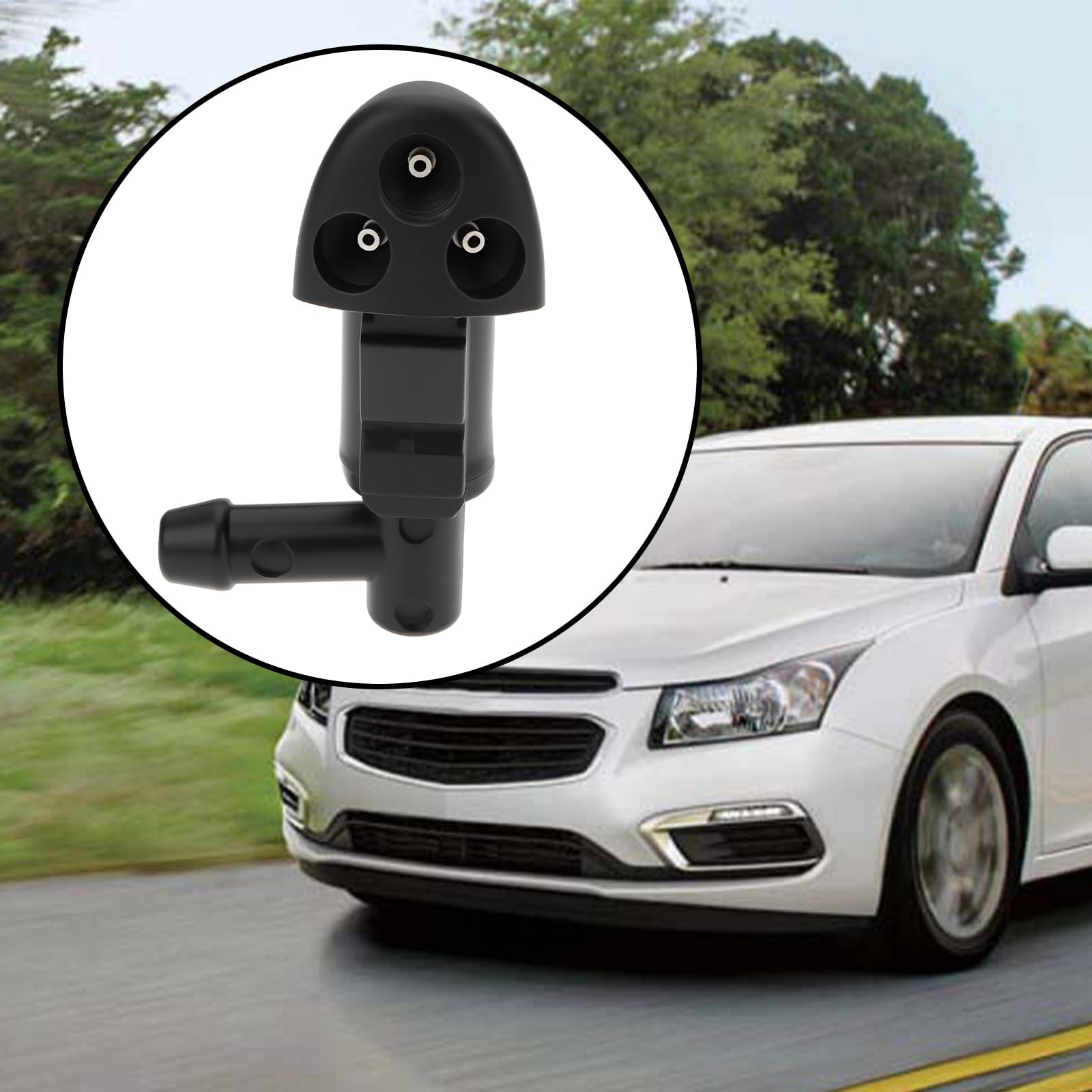 OTOTEC 2 szt. dysza spryskiwacza przedniej szyby samochodu 94556605 kompatybilna z Chevrolet Cruze J300 2008-2016