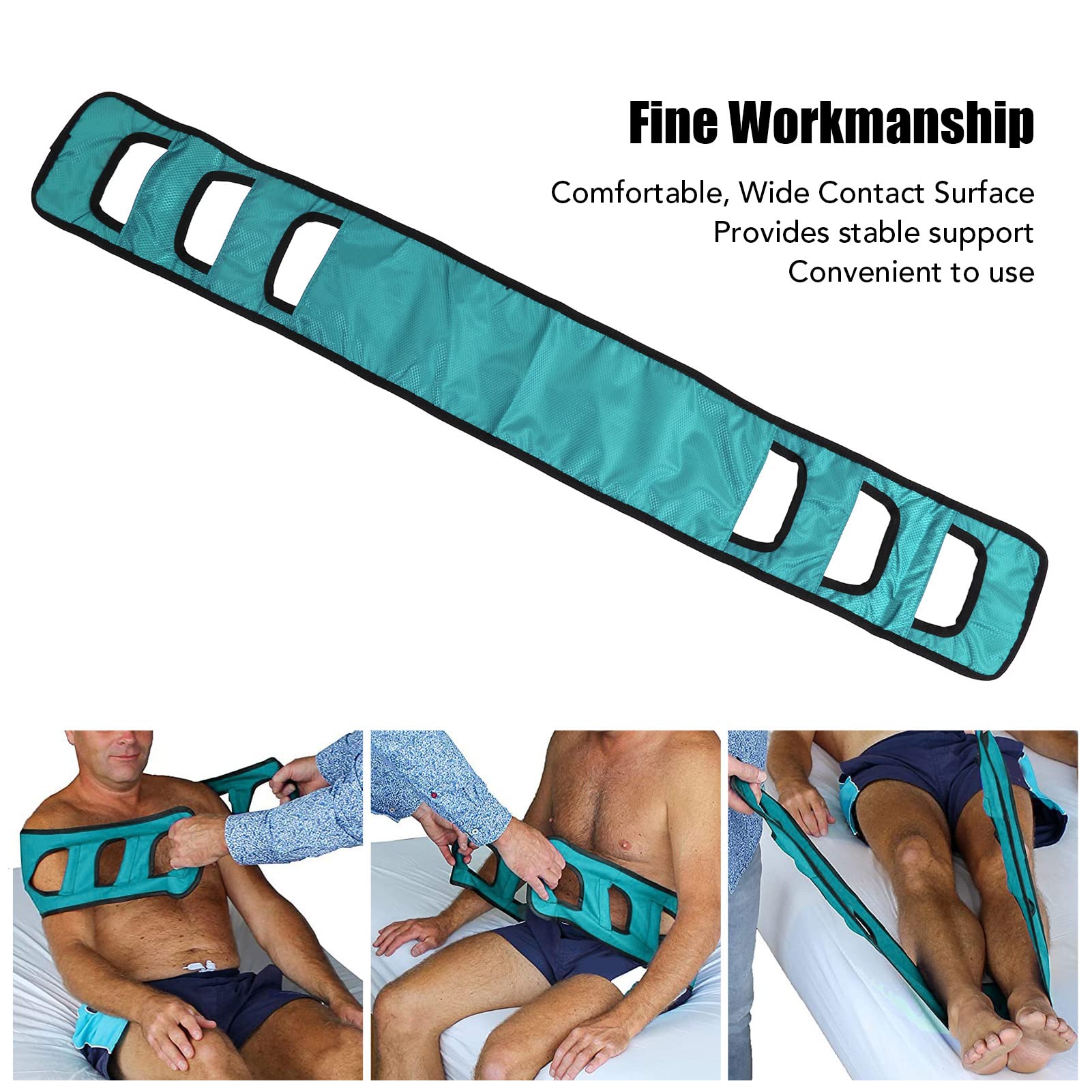 Topyond Mobility Cintura di Trasferimento e Sollevamento, Assistenza per Il Sollevamento Dell'imbracatura per Anziani, Disabili e Pazienti, Fascia Sicura ed Ergonomica (Verde)
