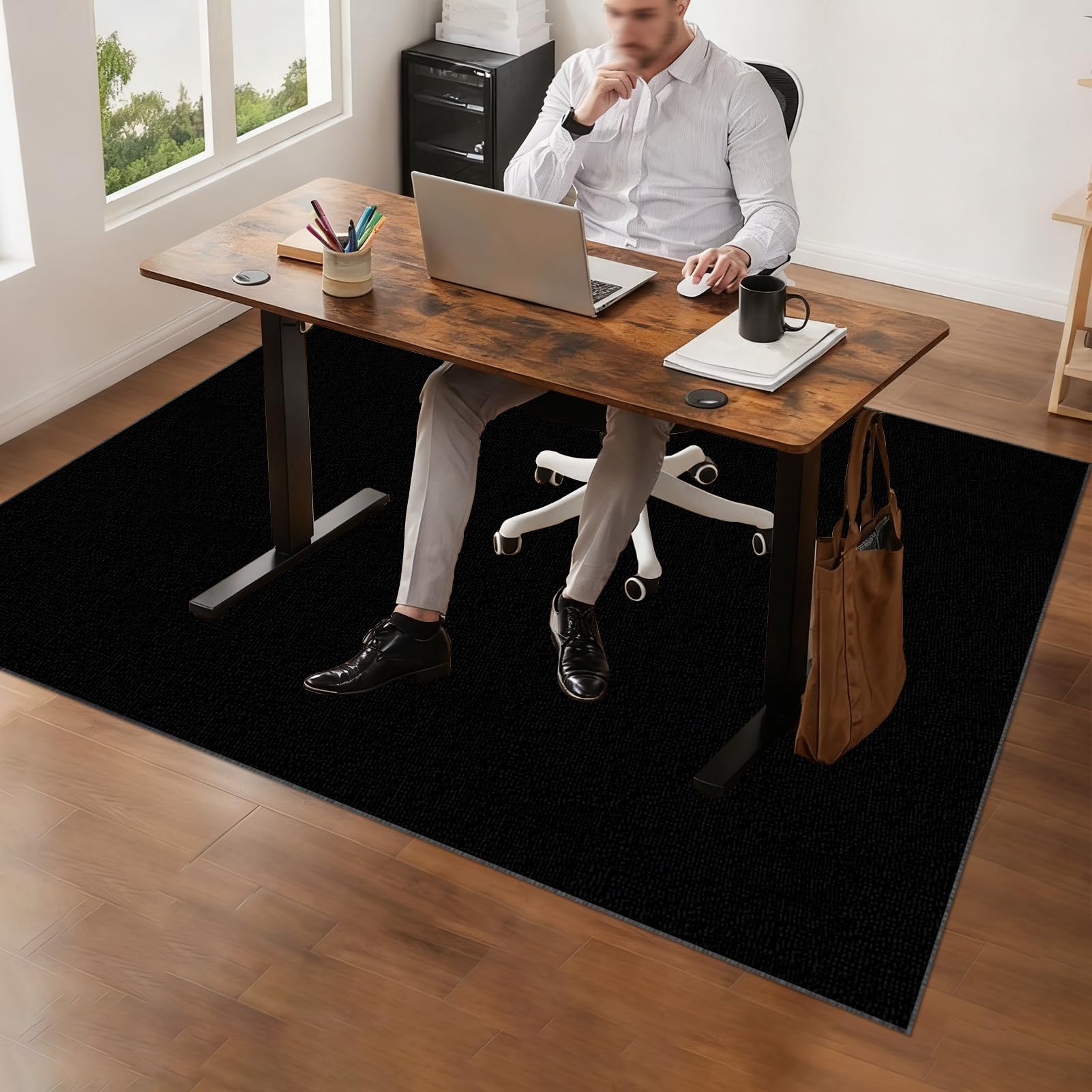 160 x 180 cm Tapis Chaise Gaming Antidérapant Tapis pour Chaise de Bureau Tapis Bureau Sol Protection Sol Chaise Bureau Protection de Sols Durs Protège Parquet Protège Sol sous Chaise
