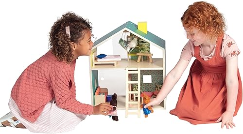 Miniatura 7 de Manhattan Toy Little Nook - Casa de juegos de madera de 19 piezas con loft para niños de 3 años en adelante