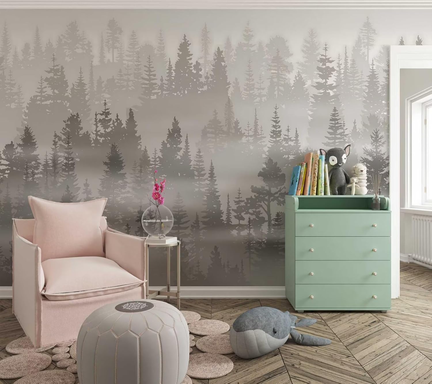 Wall Murals Peel and Stick ，Canvas murals Wallpaper Removable Waterproof Large Wallpaper for Living Room Bedroom (A10, 137×98inch)