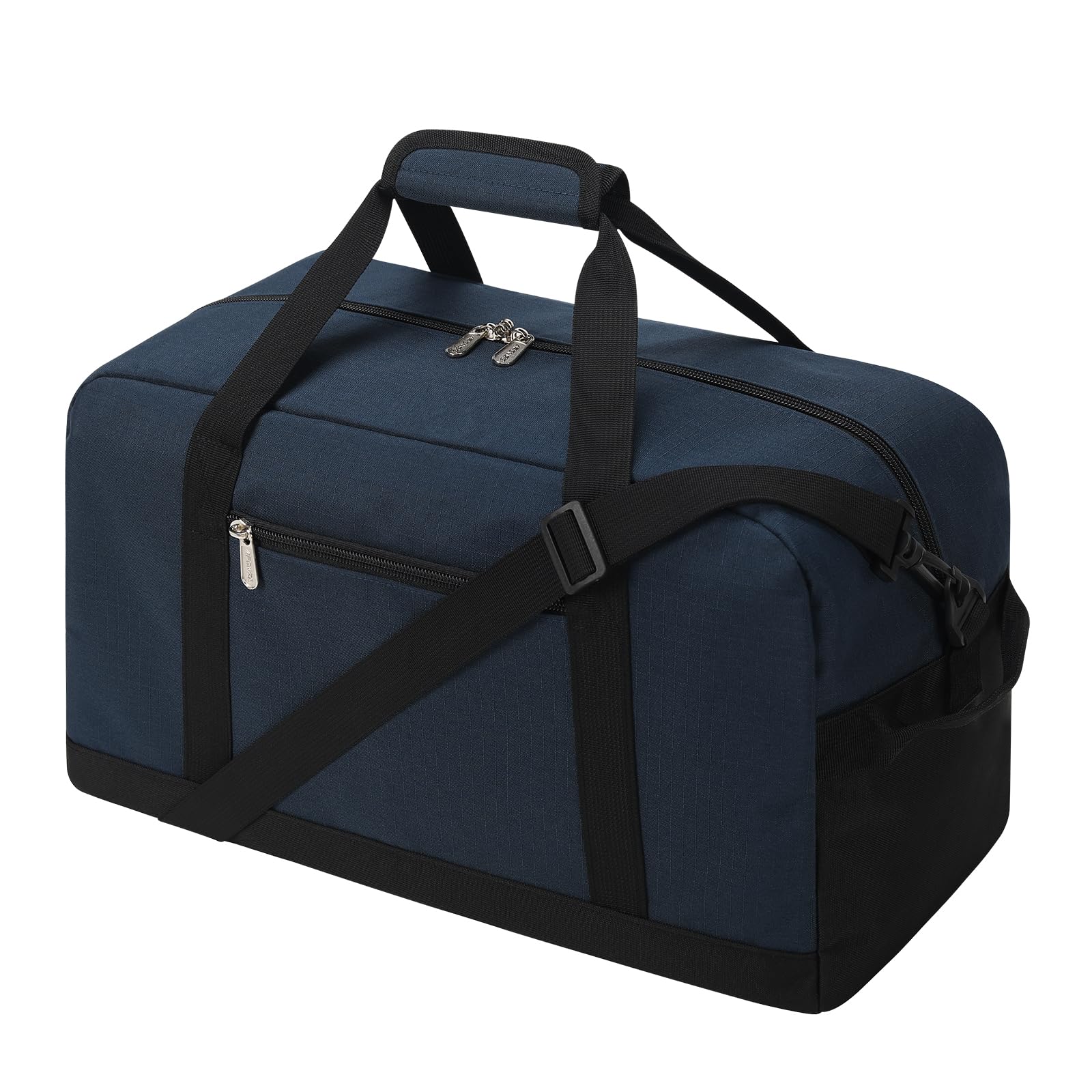 Apenze Small Gym Bag 18 inch Carry On Duffel Bag for Weekender Travel - Navy Blue