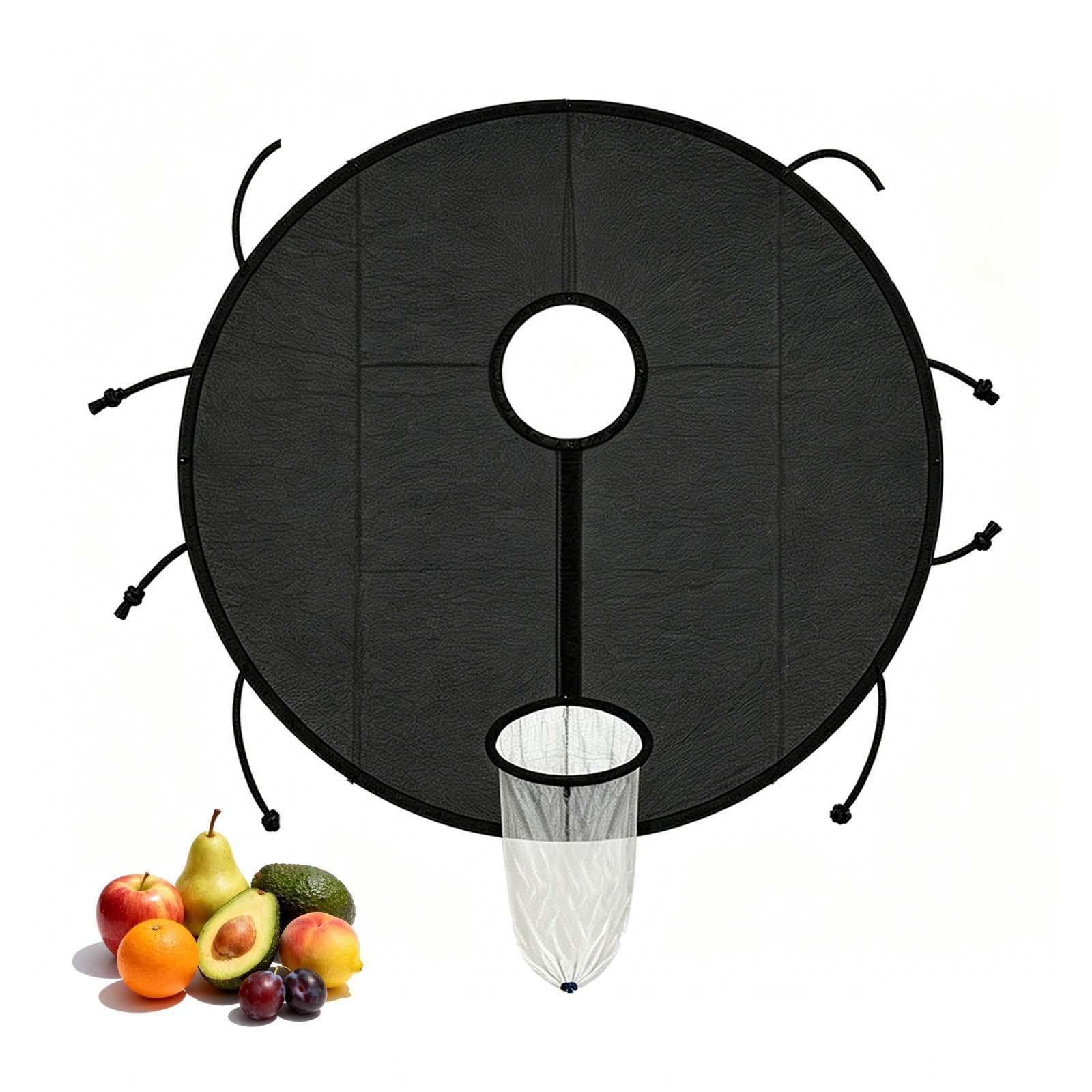 Manto De Aceituna, Resistente, Reutilizable Red para Manzanos con Corte Central Telones de Aceitunas, Almendras y Frutales,Round-20×20ft（6 * 6m）