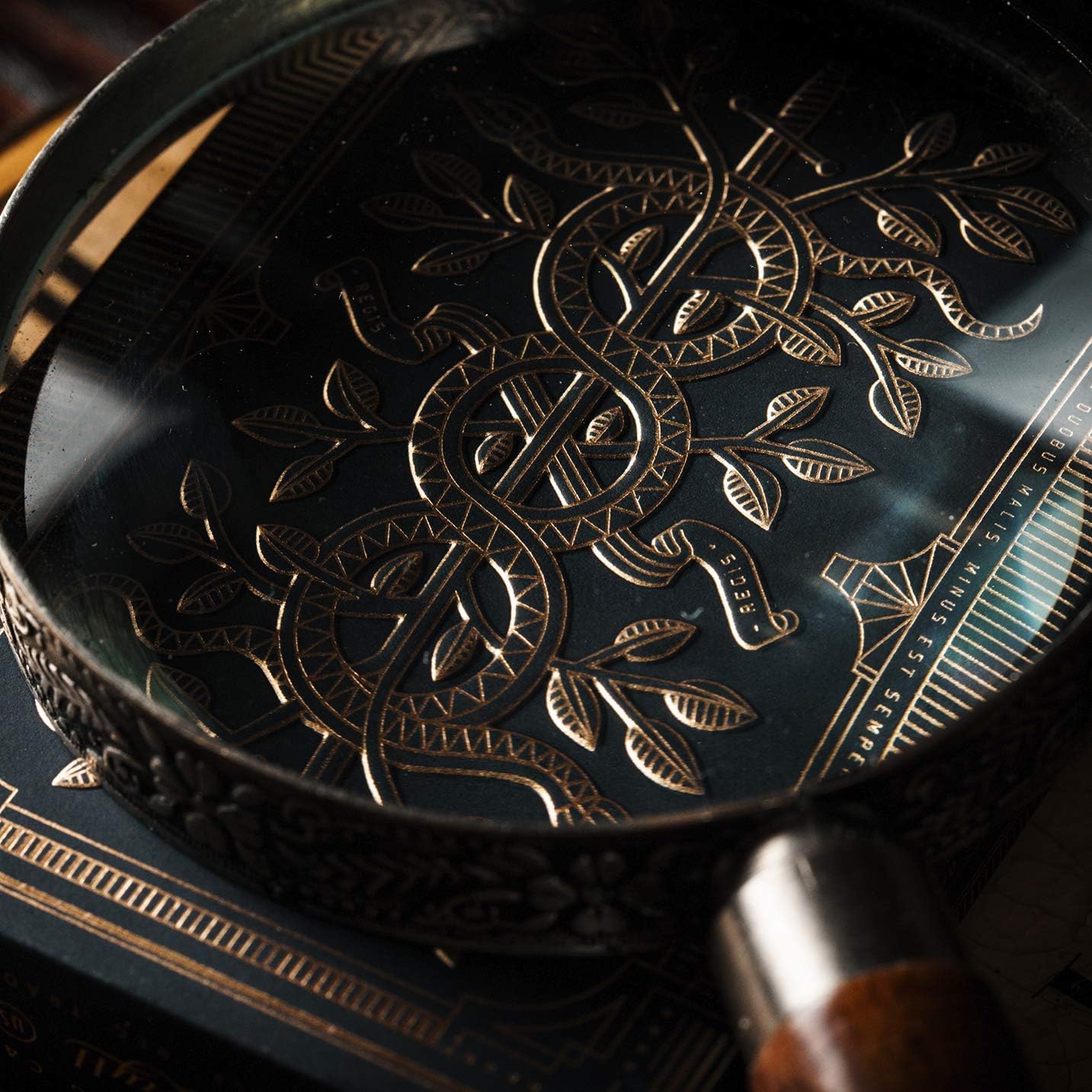 Black Monarch Playing Cards Designed by theory11 printed by Bicycle