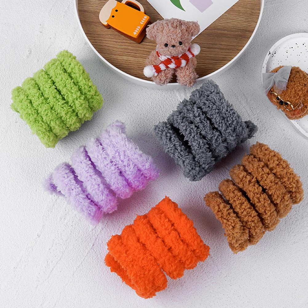 Wisafory 2 pezzi 1 m di filo di ciniglia di peluche per la pulizia dei pipe, filo di ciniglia, filo di ciniglia, filo per il fai da te, decorazione arancione