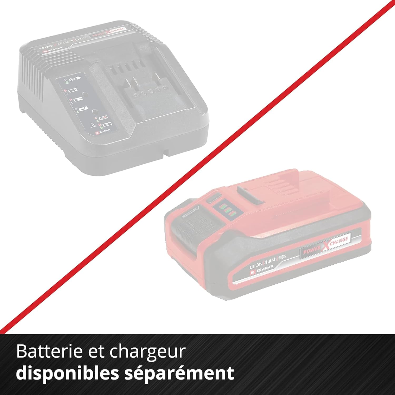 Einhell Tronçonneuse sans fil GE-LC 18/25 Li Solo - Power X-Change (18 V, Longueur du guide 25 cm, Longueur de coupe 23 cm) Livré sans Batterie ni Chargeur — vue 6