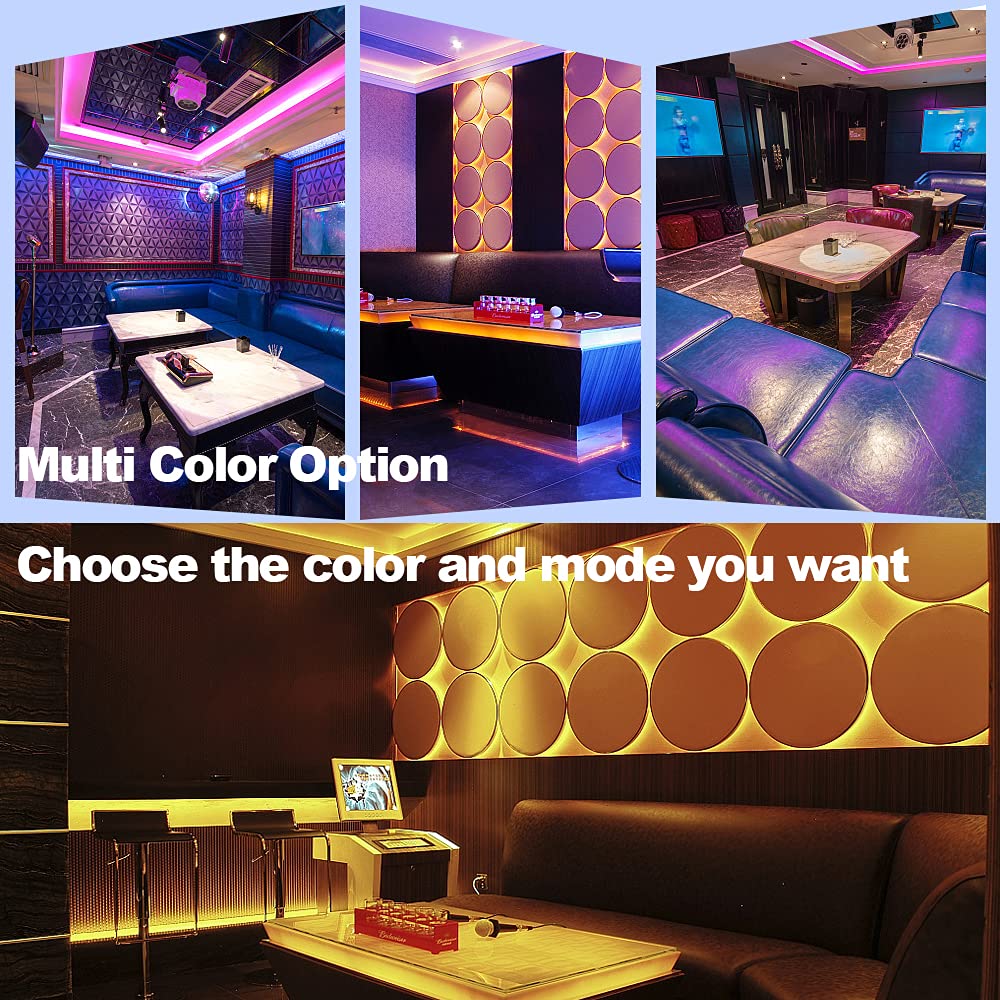 XUNATA Kit Bluetooth luce di Neon RGB Flessibile, WS2812B Pixel Flat striscia LED impermeabile + Controller di sincronizzazione della musica e remoto+ Alimentazione da 5 V 2 A DC (5m)