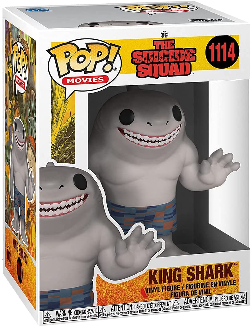 Funko Pop Suicide Squad King Shark Vinyl Figure With Box Protector