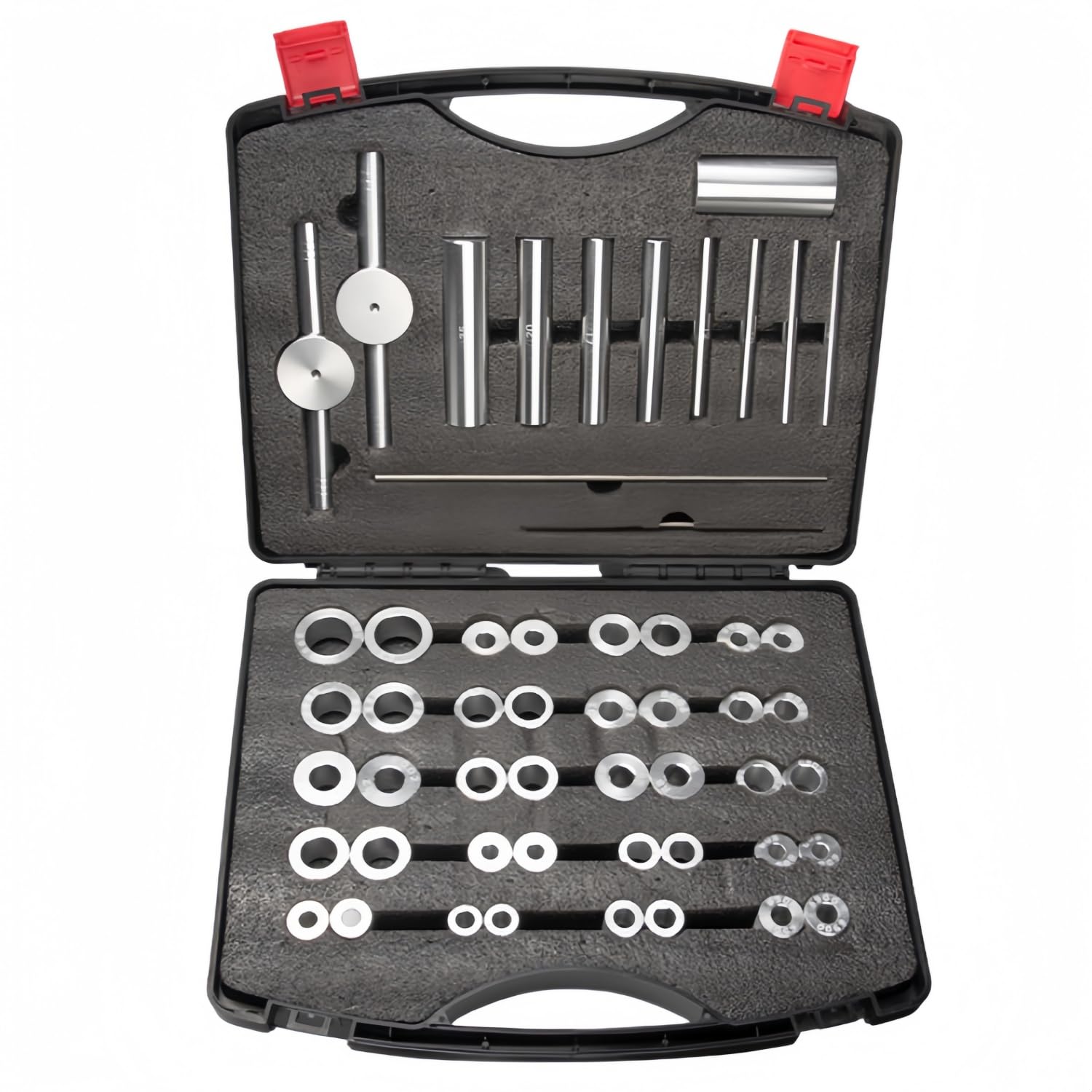 Kit de prensa de rodamientos de bicicleta, juego de herramientas universales de reparación de ciclismo con funda y herramienta de soporte inferior para una fácil instalación y extracción de