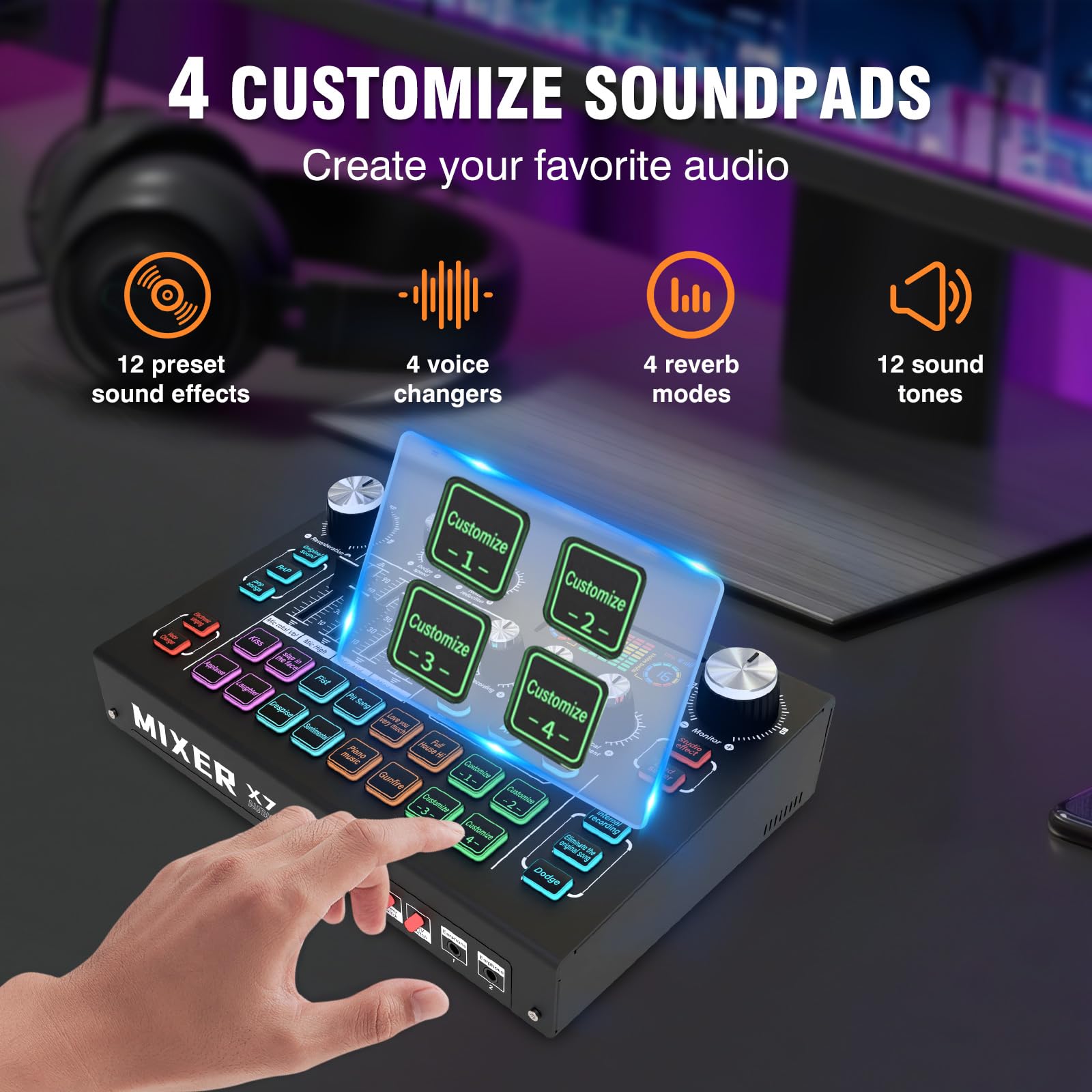 Amazon.com: RHM X7 Podcast Equipment Bundle, 48V Phantom Power