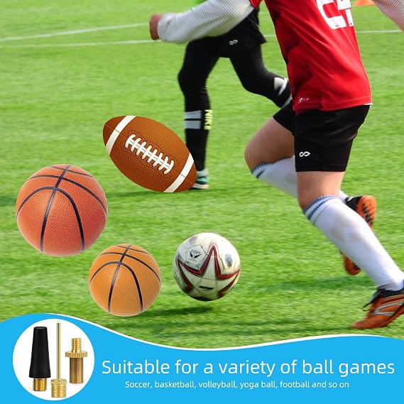 14PCS Air Pump Adapter Kit, with Ball Inflator Needles and Air Pump Nozzles for Inflatable Pool Toys, Bike Tires, Air Compressor, Air Mattress, Basketball