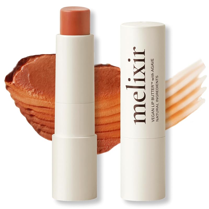 Manteiga labial vegana Melixir com cor #12 Caramel