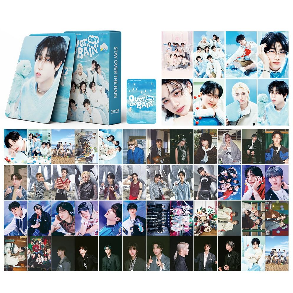 Paquete de 6 tarjetas fotográficas Skz, 330 unidades, álbum callejero, tarjetas de fotos Lomo para regalos de fanáticos de la estancia 7