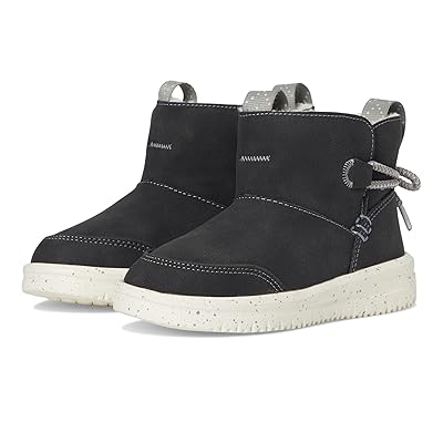 Hey Dude Kids Camden Bow Boots Cozy (Toddler) Girls Shoes Black