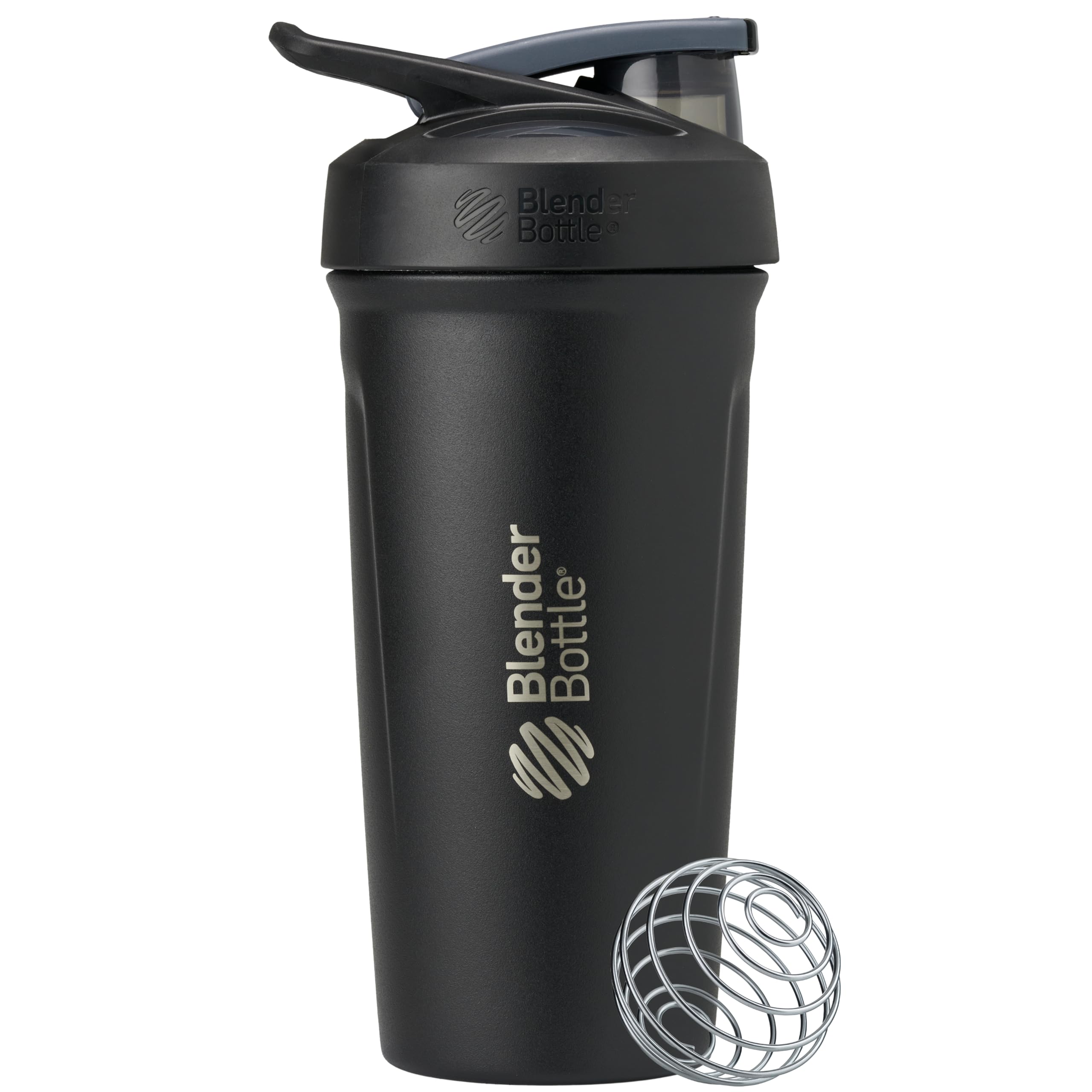 Blender Bottle Strada SS Flip 24oz Nightshade (Black)