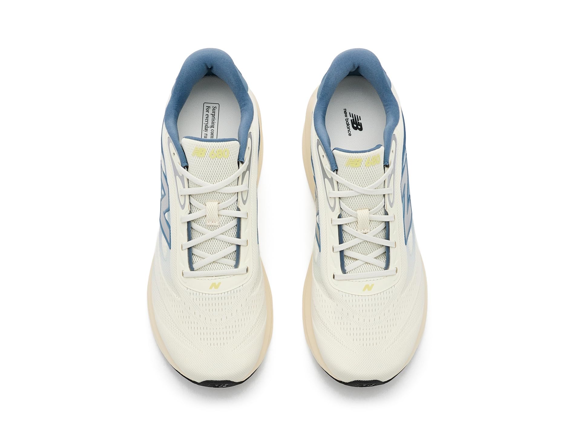 New Balance Fresh Foam 680 V9 - Scarpe da corsa da uomo, Semi di angora/finocchio, 12