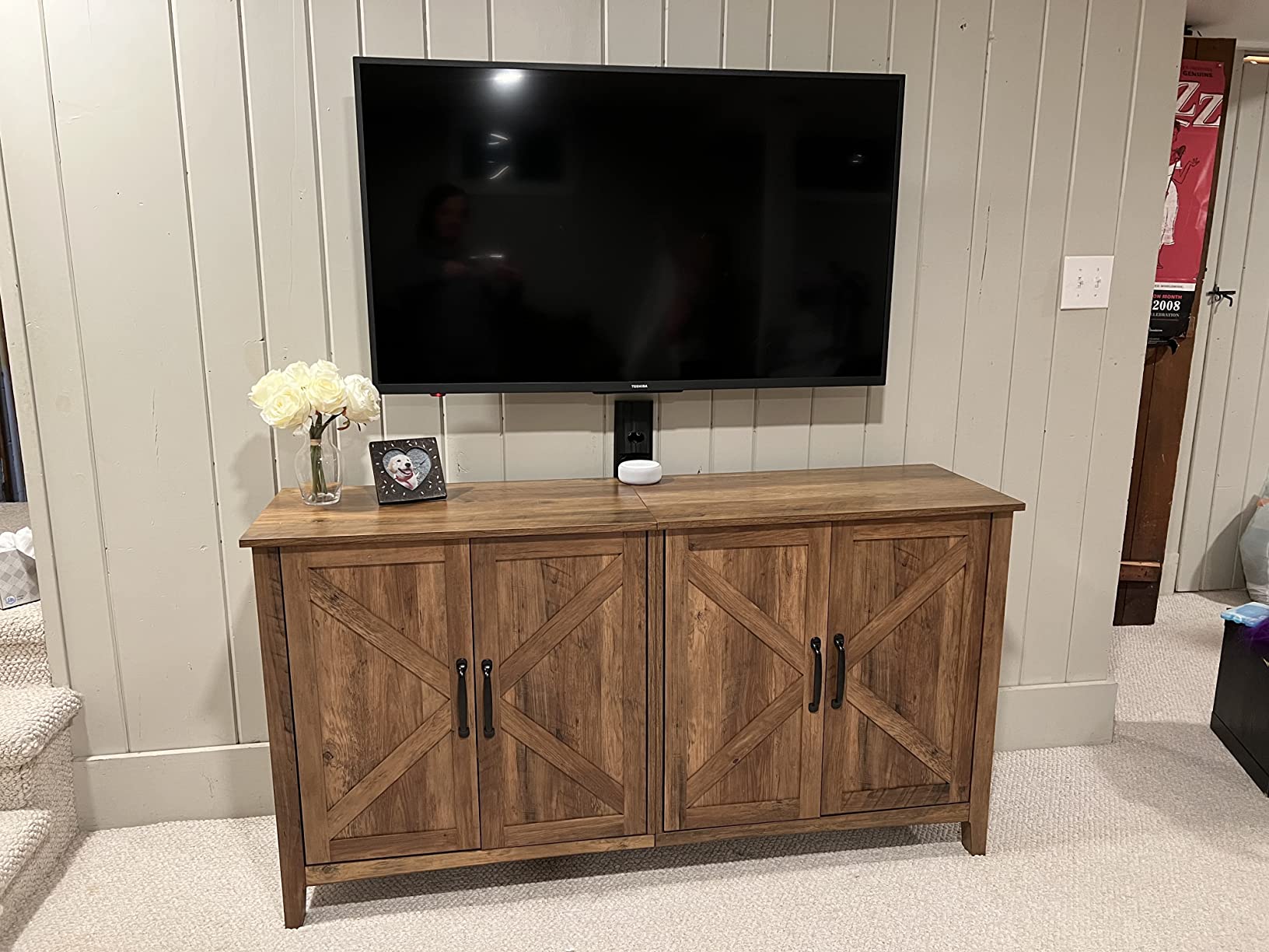 35/mo Finance VASAGLE Buffet Sideboard, Credenza, Kitchen Storage with