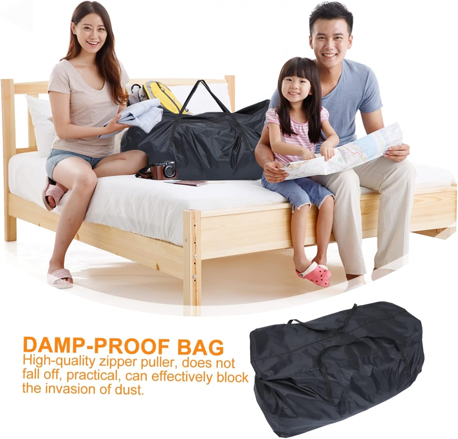 SUPVOX 1pc Versatile Outdoor Furniture Storage Bag for Cushions and Blankets Capacity for Christmas Tree Storage and More
