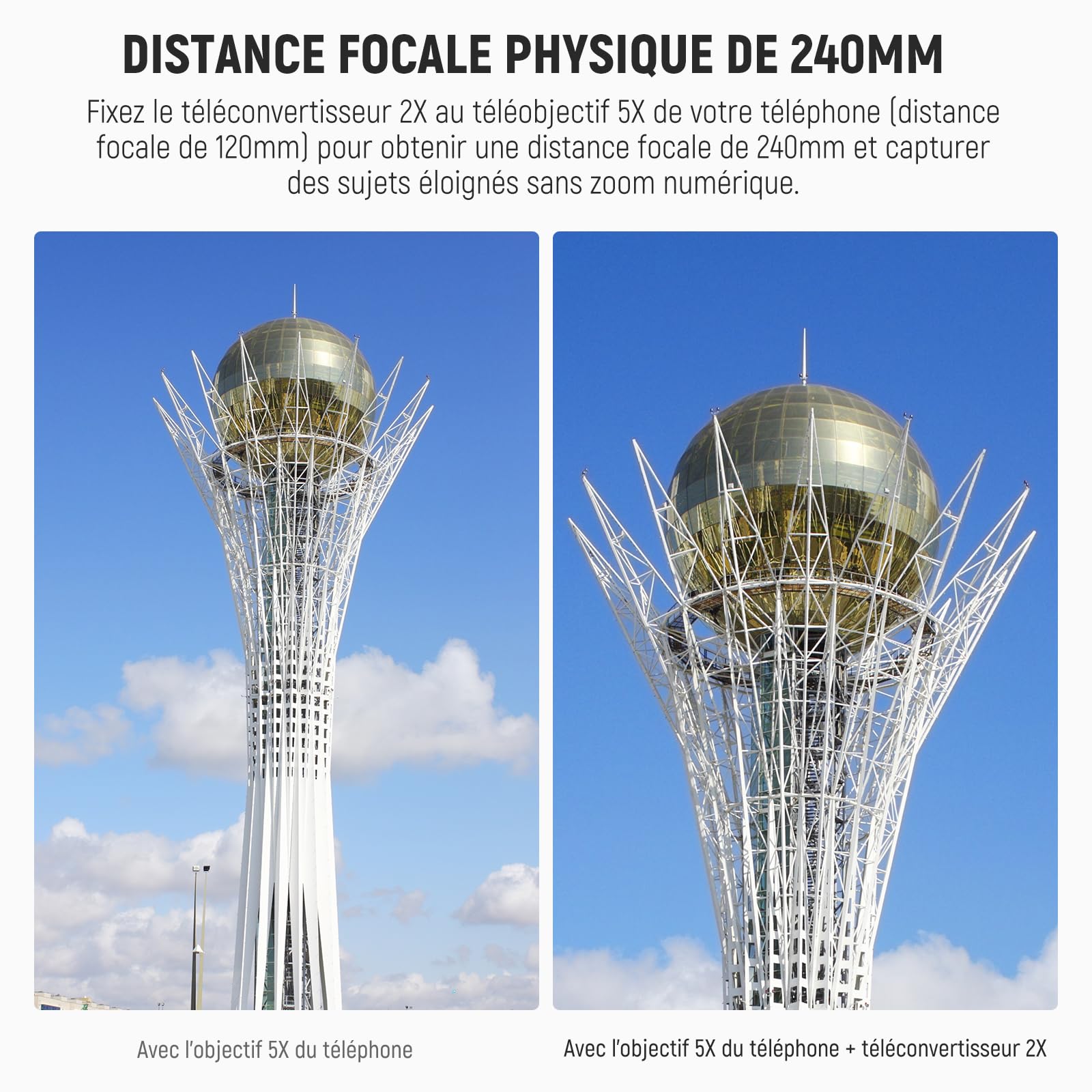 Image secondaire de NEEWER Lot de 2 Convertisseurs Macro 200 mm et 300 mm pour Téléphone