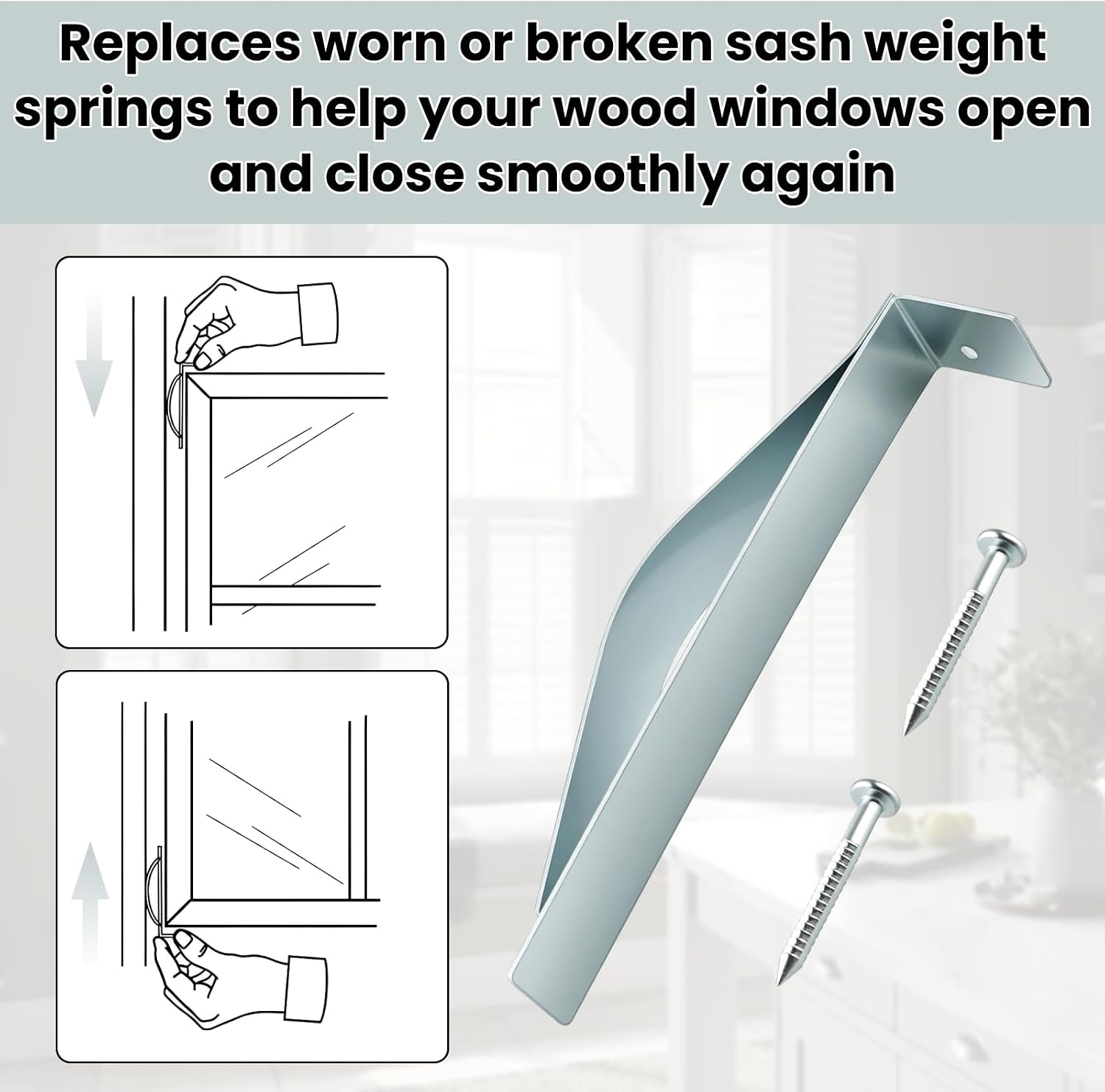 F 2537 Wood Window Sash Spring for Prime-Line F 2537