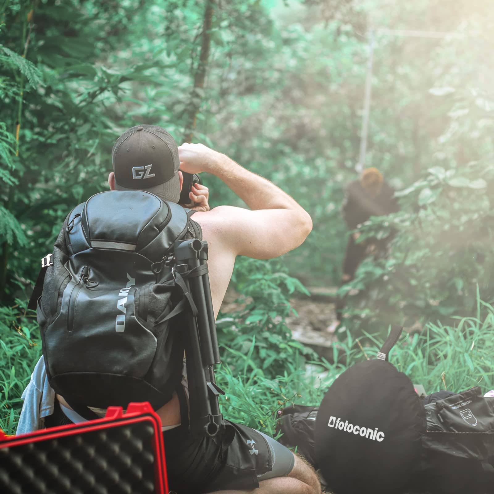 Wellmaking 43" 5-in-1 Photography Reflector - Silver, Gold, White, Black & Translucent Light Diffuser With Case