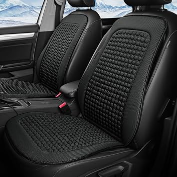 Cooling Car Seat Cover, Cooling Car Seat Cushion, Breathable Front Seats Coolings Air Seats Cushion, Black